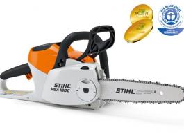 Die Stihl-Akku-Motors�ge wurde mit dem Blauen Engel und Goldmedaillen bei der 