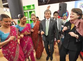 Agrarkommissar Dacian Ciolos und die stellvertretende US-Landwirtschaftsministerin Kathleen Merrigan.&copy; Messe N�rnberg