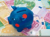  sparschwein, geldscheine, geld, finanzen