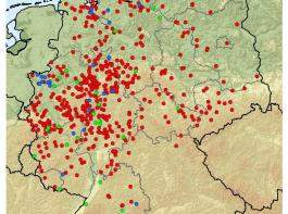 Die Verbreitung des Schmallenbergvirus in Deutschland.&copy; FLI