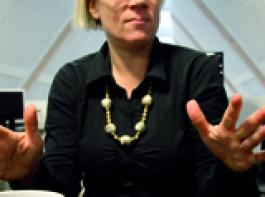 Marlene Lund�n: Bei uns gibt es keine Anwohner, die Windturbinen vor ihrem Fenster nicht haben wollen (Foto: Zietz).