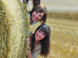 Lieben die Landwirtschaft: (von oben) Franziska, Magdalena und Elisabeth Painhofer. 