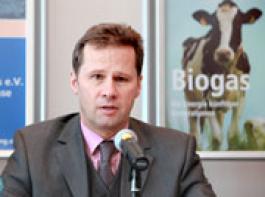 Pr�sident des Fachverband Biogas, Josef Pellmeyer