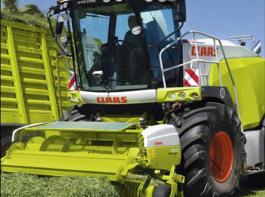 Claas Jaguar mit NIR-Sensorik