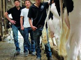 Andreas Lohm�ller und seine beiden S�hne Jake und Devon begeistern sich auch f�r die z�chterische Seite und achten besonders auf das Exterieur. 