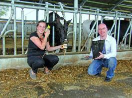 Sie sind Geschwister und Agrar-VZ-Erfinder:Laura Kerkenpa� und Philipp Br�hl. 