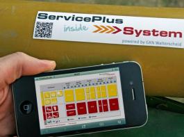Serviceintervalle k�nnen per Smartphone abgerufen werden&copy; GKN Walterscheid