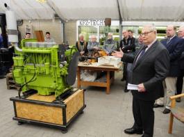 Helmut Claas erl�uterte die Anf�nge der Motorenentwicklung bei CLAAS&copy; CLAAS
