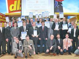 Die Preistr�ger der 'Maschine des Jahres' auf der Agritechnica 2009.&copy; dlv