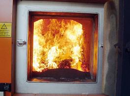Feuer in einem 850 kW �Biomassekessel: Die Investition in einen Biomasseheizkessel ist mit hohen Kosten verbunden.