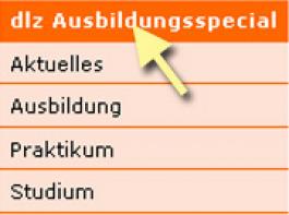 Ein Ausschnitt aus den Themen im dlz Ausbildungsspecial&copy; ah