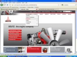 Die �berarbeitete Internet-Seite der DEUTZ AG)&copy; DEUTZ AG