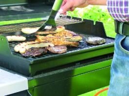 Richtiges Grillen will gelernt sein. Fett, Fleischsaft oder Marinade d�rfen nicht ins Feuer tropfen. 