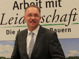 Gerd Sonnleitner zum letzten Mal bei der Neujahrs-Pressekonferenz in seiner Funktion als bayerischer Bauernpr�sident&copy; bem