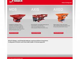 Neu auf der Rauch-Webseite ist der Produkt-Konfigurator mit 3D-Grafik.