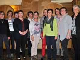 Abschied nehmen: Die Frauen aus dem letzten Vorstand des vor der Auflösung stehenden  Bezirks Offenburg.