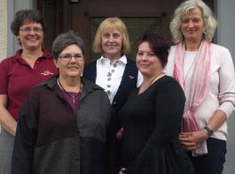 Der neu gewhlte Vorstand der Landfrauen Bezirk Hotzenwald setzt sich zusammen aus (von links): Doris Mutter, Liselotte Schleicher, Veronika Petschel, Tanja Zumsteg und Ulrike Silberbauer.