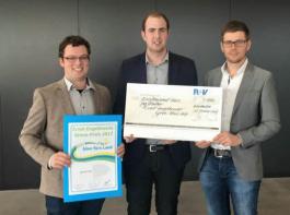 Die Gewinner des Ernst-Engelbrecht-Greve-Preises 2017  (v.l.): Dominik Ell, Yannik Zender, Mathias Genn.