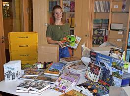 Der Badische Landwirtschafts-Verlag ist bestens auf das Weihnachtsgeschäft vorbereitet. Carolin Karl freut sich auf viele Buchbestellungen, die sie rechtzeitig 
zum Fest abwickelt.