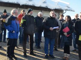 Nach der Mitgliederversammlung bot die Arbeitsgemeinschaft fr Hhenlandwirtschaft die Besichtigung des Milchviehbetriebes von Otto Huber in Rotzingen an. 