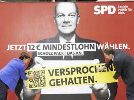 Die SPD hatte 12 Euro Mindestlohn zu einem wichtigen Thema im vorigen Bundestagswahlkampf gemacht. Als Bundeskanzler hat Olaf  Scholz jetzt einen Vorsto fr 15 Euro gestartet.
