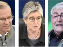 Drei Agrarpolitiker, die  wieder antreten fr das Europaparlament, mit guten Chancen auf Wiederwahl (von links): Norbert Lins (CDU), Maria Noichl (SPD), Martin Husling (Grne).